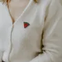 Pin's feutrine pailletée - Pastèque - LES PETITES HIRONDELLES