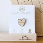 Pin's en bois - Tu vas être Témoin - LES PETITES HIRONDELLES