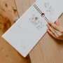 Papeterie bureau - Calendrier des Anniversaires Botanique - LES PETITES HIRONDELLES