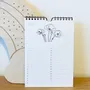Papeterie bureau - Calendrier des Anniversaires Botanique - LES PETITES HIRONDELLES