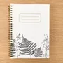 Papeterie bureau - Carnet en papier A5 - Spirales et lignes - Botanique - LES PETITES HIRONDELLES