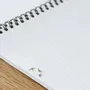 Papeterie bureau - Carnet en papier A5 - Spirales et lignes - Les hirondelles sur le fil - Ciel bleu - LES PETITES HIRONDELLES