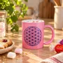 Cadeaux - Mug Fleur de Vie rose pailleté - MANDALASHOP