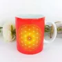 Cadeaux - Mug Fleur de Vie orange - MANDALASHOP