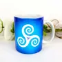 Cadeaux - Mug Triskel bleu - MANDALASHOP