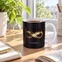 Cadeaux - Mug Infinity noir - MANDALASHOP