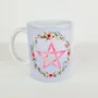 Cadeaux - Mug Pentagramme Fleuri - MANDALASHOP