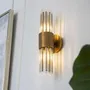 Wall lamps - Colmar Antique Brass Wall Light - RV  ASTLEY LTD