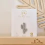 Brooches - Glitter felt pin's - Cactus - Silver - LES PETITES HIRONDELLES