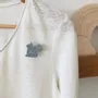 Brooches - Glitter felt pin's - Squirrel - Silver - LES PETITES HIRONDELLES