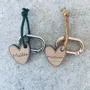Cadeaux - Porte-clés en bois - Cœur Maître - LES PETITES HIRONDELLES
