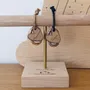 Cadeaux - Porte-clés en bois - Cœur Papa - LES PETITES HIRONDELLES