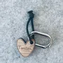 Cadeaux - Porte-clés en bois - Cœur Tata - LES PETITES HIRONDELLES