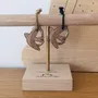 Cadeaux - porte-cles-en-bois-hirondelle - LES PETITES HIRONDELLES