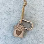 Cadeaux - porte-cles-en-bois-maison - LES PETITES HIRONDELLES