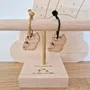 Cadeaux - porte-cles-en-bois-ours - LES PETITES HIRONDELLES