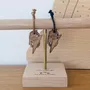 Cadeaux - Porte-clés en bois - Super Papi - LES PETITES HIRONDELLES