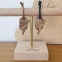 Cadeaux - Porte-clés en bois - Super Marraine - LES PETITES HIRONDELLES