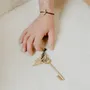 Cadeaux - Porte-clés en bois - Super Parrain - LES PETITES HIRONDELLES