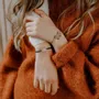 Bracelets - bracelet-en-bois-nuage - LES PETITES HIRONDELLES