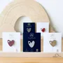 Brooches - Glitter felt brooch - Heart - Silver - LES PETITES HIRONDELLES