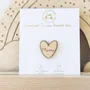 Brooches - Wooden pin's - Pregnancy announcement - Big Brother - LES PETITES HIRONDELLES