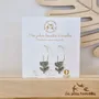 creoles-pailletees-fleurs-tiges - LES PETITES HIRONDELLES