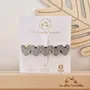 Accessoires cheveux - barrette-clip-coeurs - LES PETITES HIRONDELLES