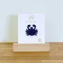 Broches - pin-s-feutrine-pailletee-crabe - LES PETITES HIRONDELLES