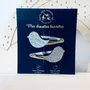 Accessoires cheveux - barrettes-doubles-oiseaux - LES PETITES HIRONDELLES