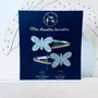 Accessoires cheveux - barrettes-doubles-papillons - LES PETITES HIRONDELLES