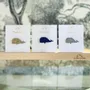 Broches - broche-feutrine-pailletee-baleine - LES PETITES HIRONDELLES