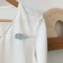 Broches - broche-feutrine-pailletee-baleine - LES PETITES HIRONDELLES