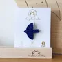 Brooches - Glitter felt brooch - Dove - Silver - LES PETITES HIRONDELLES