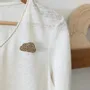 Broches - broche-feutrine-pailletee-nuage - LES PETITES HIRONDELLES