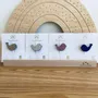 Brooches - Glitter felt brooch - Bird - Silver - LES PETITES HIRONDELLES