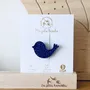Brooches - Glitter felt brooch - Bird - Silver - LES PETITES HIRONDELLES