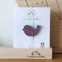 Brooches - Glitter felt brooch - Bird - Silver - LES PETITES HIRONDELLES