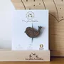 Brooches - Glitter felt brooch - Bird - Silver - LES PETITES HIRONDELLES