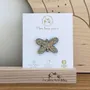 Broches - broche-feutrine-pailletee-papillon - LES PETITES HIRONDELLES