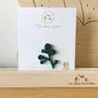 Broches - pin-s-feutrine-pailletee-branche-de-gui - LES PETITES HIRONDELLES