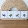Brooches - Glitter felt pin's - Starfish - Silver - LES PETITES HIRONDELLES