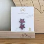 Broches - pin-s-feutrine-pailletee-etoile-a-partager - LES PETITES HIRONDELLES