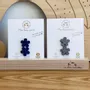 Broches - pin-s-feutrine-pailletee-fleur-a-partager - LES PETITES HIRONDELLES