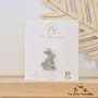Broches - pin-s-feutrine-pailletee-lapin - LES PETITES HIRONDELLES