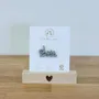 Brooches - Glitter felt pin's - Paris Eiffel Tower - Silver - LES PETITES HIRONDELLES