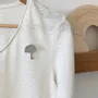 Broches - pin-s-feutrine-pailletee-parapluie - LES PETITES HIRONDELLES