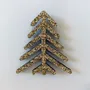 Broches - pin-s-feutrine-pailletee-sapin - LES PETITES HIRONDELLES