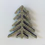 Broches - pin-s-feutrine-pailletee-sapin - LES PETITES HIRONDELLES