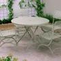Tables Salle à Manger - Darsham Folding Round Dining Table Lichen Green (1m) - HARROD HORTICULTURAL